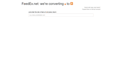 Desktop Screenshot of feedex.net
